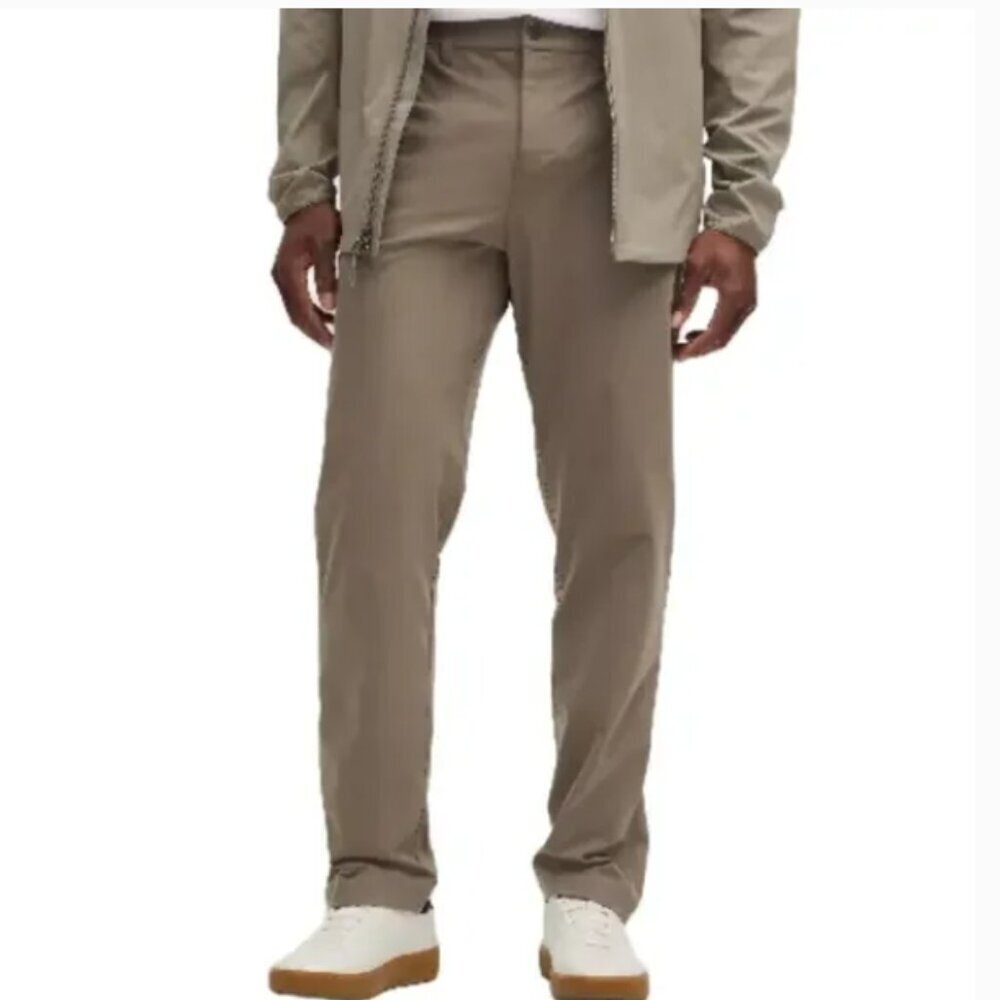 Lululemon Men's ABC Classic Pant Size 34 x 28 in Nomad Casual Travel Office EUC